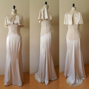 Elegant cream formal gown